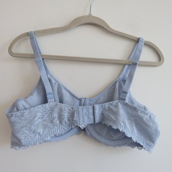 WACOAL Soft Sense Underwire Lace Bra in Kentucky Blue Pastel Feminine - Size 40C - Picture 9 of 14